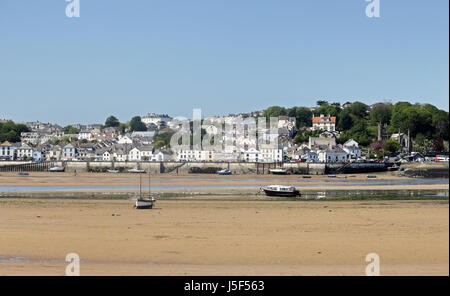 North Devon seaside town of Appledore viewed from Instow Stock Photo