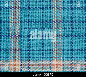 Seamless  blue white and red checkered fabric texture Stock Photo