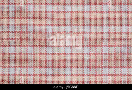 Seamless  brown checkered fabric texture Stock Photo