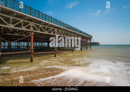 View of Hastings new pier, East Sussex, UK Stock Photo