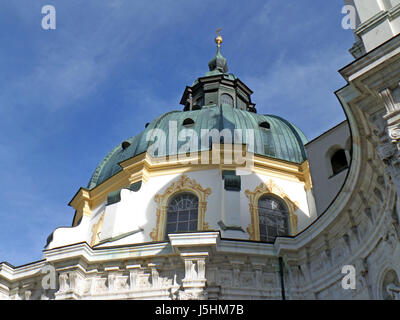 Ettal Abbey Church, Garmisch-partenkirchen, Bavaria, Germany Stock Photo