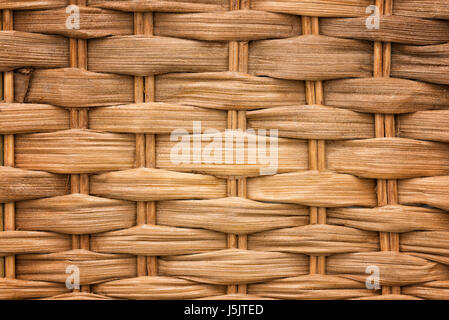 wicker basket vertical braid texture Stock Photo