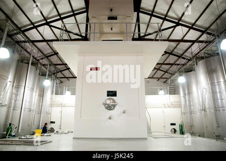 Wine Tanks Stock Photo