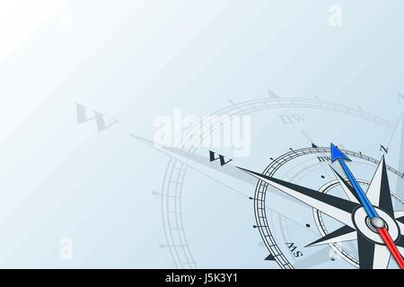 compass northwest background Stock Vector