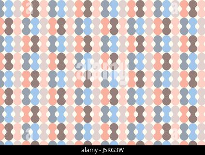 Sweet dumbbell pattern on light yellow background. Vintage and cute seamless pattern style for design. Stock Vector