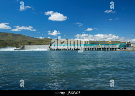 Wanapum Dam, Grant County, Washington Stock Photo