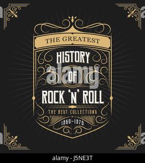 Vintage western frame and border for your design such as CD Cover, T-shirt, Whiskey label, Beer label and printing media. Vector illustration Stock Vector