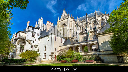 St. Peter and St. Paul Cathedral of Nantes - France Stock Photo