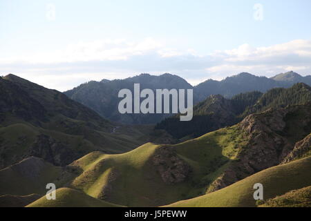 May 7, 2017 - Karamay, Karamay, China - Karamay,CHINA-May 7 2017: (EDITORIAL USE ONLY. CHINA OUT)..The Dushanzi Grand Canyon in Karamay, northwest China's Xinjiang Uygur Autonomous Region. (Credit Image: © SIPA Asia via ZUMA Wire) Stock Photo