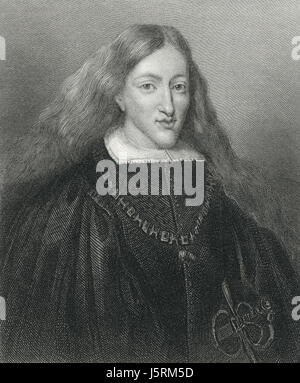 Charles II (1661-1700), King of Spain, Portrait Stock Photo
