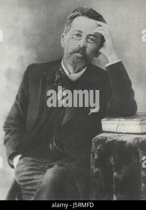 Anton Chekhov (1860-1904), Russian Playwright and Short Story Writer, Portrait, Stock Photo
