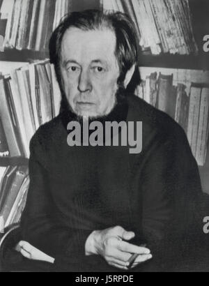 Aleksandr Solzhenitsyn (1918-2008), Russian Novelist and Writer, Portrait, 1974 Stock Photo