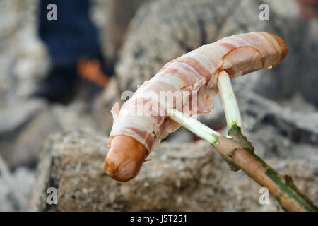 berner sausages Stock Photo