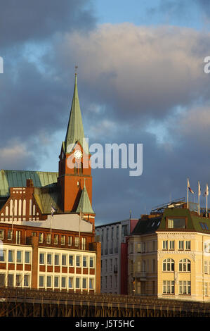 landungsbrcken in hamburg Stock Photo