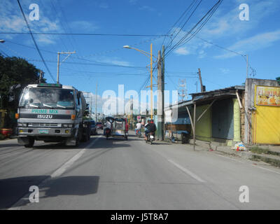 02298 Baliuag, Bulacan-Candaba, Pampanga Road  03 Stock Photo