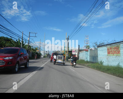 02298 Baliuag, Bulacan-Candaba, Pampanga Road  04 Stock Photo
