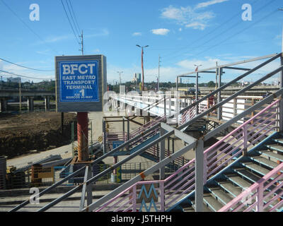 0001 Footbridge Marcos Highway Bridge Highway Marikina City  01 Stock Photo