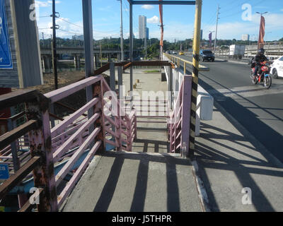 0001 Footbridge Marcos Highway Bridge Highway Marikina City  06 Stock Photo