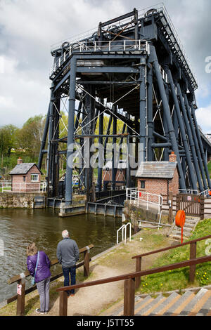 Anderton Boat Lift, near Northwich, Cheshire Stock Photo