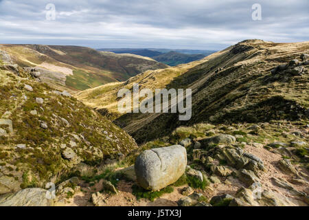 Grindsbrook Clough, Kinder Scout, Peak District National Park, Derbyshire Stock Photo