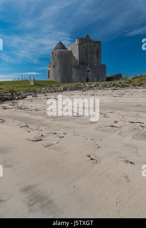 The 15th Century Breachacha Castle on the Inner Hebridean Isle of Coll Stock Photo