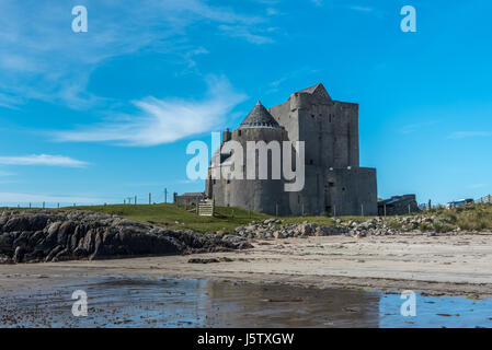 The 15th Century Breachacha Castle on the Inner Hebridean Isle of Coll Stock Photo