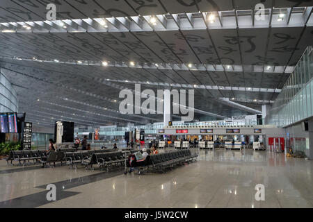 Netaji Subhas Chandra Bose International Airport, Kolkata (Calcutta), India on February 12, 2016. Stock Photo