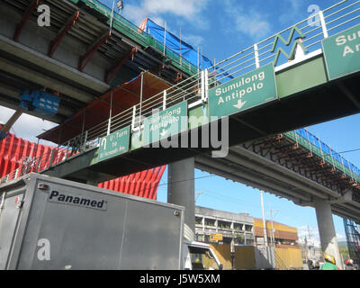 0495 Barangays Pasig Marcos Highway Masinag Landmarks LRT Antipolo City  06 Stock Photo