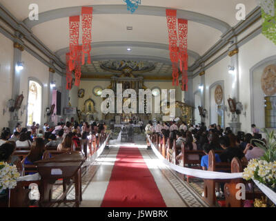 01460 Saint Michael the Archangel Parish Church in San Miguel Bulacan  23 Stock Photo