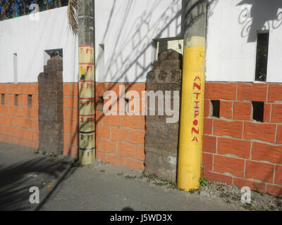 0434 Old Bocaue Poblacion Antipona Bulacan Roads  12 Stock Photo