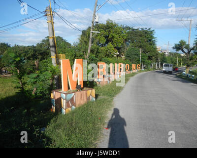 0128 Barangays Taal Tambubong Bocaue Bulacan Fields Roads  11 Stock Photo