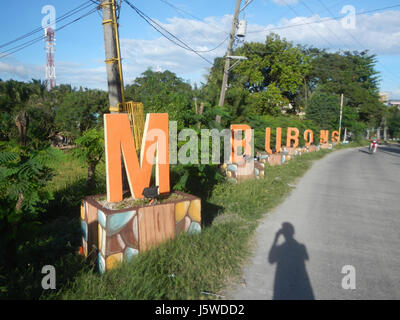 0128 Barangays Taal Tambubong Bocaue Bulacan Fields Roads  12 Stock Photo