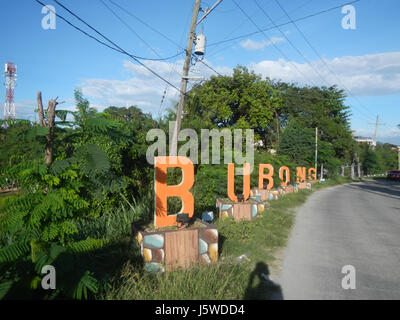 0128 Barangays Taal Tambubong Bocaue Bulacan Fields Roads  14 Stock Photo