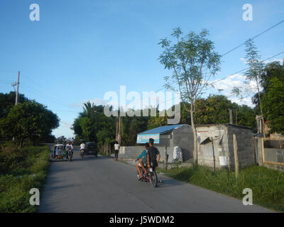 0349 Barangay Batia Bocaue Bulacan Fields Roads  01 Stock Photo