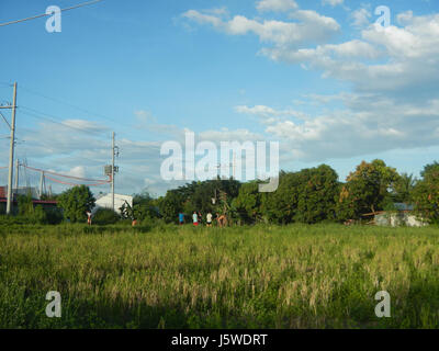 0427 Barangay Batia Bocaue Bulacan Fields Roads  23 Stock Photo