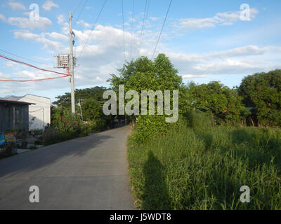 0452 Barangay Batia Bocaue Bulacan Fields Roads  10 Stock Photo