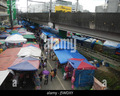 0016  EDSA Taft Avenue MRT Station LRT Footbridge Pasay City  07 Stock Photo