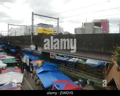 0016  EDSA Taft Avenue MRT Station LRT Footbridge Pasay City  08 Stock Photo