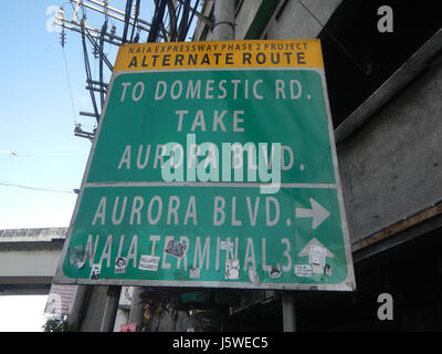 0362 EDSA Taft Avenue MRT Station Tramo Flyover Aurora Boulevard Pasay City  18 Stock Photo