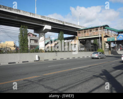 0455 San Roque Cabrera Street Footbridge Flyover Barangay Malibay Pasay City  14 Stock Photo