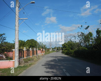 04390 San Miguel Bulacan Candaba Salapungan Pamapanga Road  02 Stock Photo