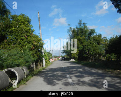 04390 San Miguel Bulacan Candaba Salapungan Pamapanga Road  04 Stock Photo