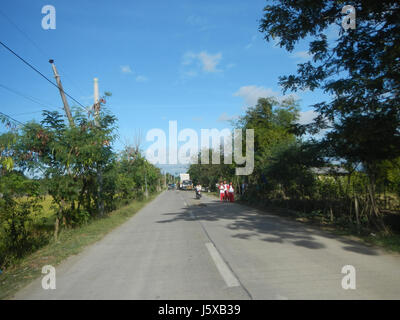 04390 San Miguel Bulacan Candaba Salapungan Pamapanga Road  17 Stock Photo