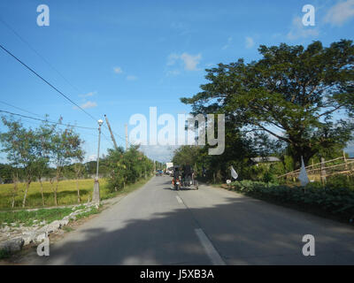 04390 San Miguel Bulacan Candaba Salapungan Pamapanga Road  18 Stock Photo