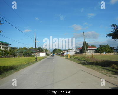 04390 San Miguel Bulacan Candaba Salapungan Pamapanga Road  28 Stock Photo