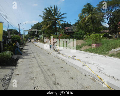 04863 Construction Sitio Palanas Bagong Barrio Pandi, Bulacan Farm Market Road  04 Stock Photo