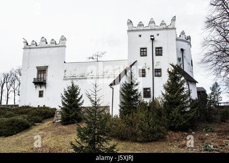 Beautiful chateau Strazky, Slovak republic. Cultural heritage. Architectural theme. Stock Photo