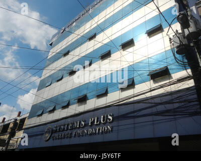 02552 Systems Plus College Angeles City Proper Streets Lourdes Sur Santo Rosario  01 Stock Photo