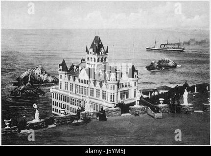 Cliff House, San Francisco, California, USA, Photogravure, Denison News Co., 1903 Stock Photo