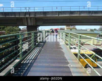 02913 Katipunan Footbridge EDSA Bagong Barrio West Caloocan City  04 Stock Photo